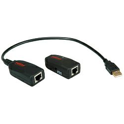 Roline USB2.0 Extender over RJ-45 (do 50m) crni