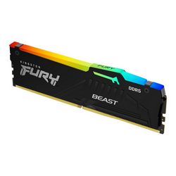 Kingston FURY Beast RGB - DDR5 - module - 8 GB - DIMM 288-pin - 5200 MHz / PC5-41600 - unbuffered
