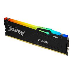 Memorija KINGSTON FURY Beast RGB DDR5 (modul, 8 GB, DIMM 288-pin, 5600 MHz / PC5-44800, unbuffered)