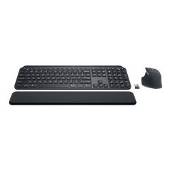 Set tipkovnice i miša LOGITECH MX Keys (njemački raspored tipki) grafit