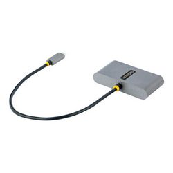 Hub s četiri USB-C priključka STARTECH.COM 100W Power Delivery Pass-Through Charging (2x USB-A + 2x USB-C, 5Gbps, USBC hub s kabelom duljine 30 cm, prijenosni, 