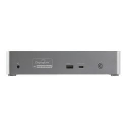 USB-C dok STARTECH.COM (4K 60Hz Quad Monitor DisplayPort & HDMI, univerzalni, s 100W punjenjem, USB hub s 1x USB Type-C & 3x USB-A, Ethernet, audio, Thunderbolt)
