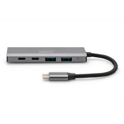 USB hub DIGITUS USB 3.0 (4-portni, aluminijski)