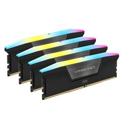 Memorija CORSAIR VENGEANCE RGB (kit, 64 GB: 4 x 16 GB, DDR5 6200 MHz C32)