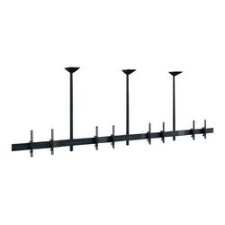 Set za montažu HAGOR comPROnents series (side-by-side, za 4 ravna panela) crna