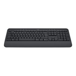 Tipkovnica LOGITECH K650 Graphite (bežična, ergonomska, za Windows i macOS, njemački raspored tipki)