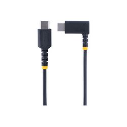 USB-C kabel STARTECH.COM USB C na USB C kabel za punjenje pod pravim kutom od 3ft (1m) (PD do60W do3A, teški brzi punjač USB-C kabel, USB tip C do tip C, 
