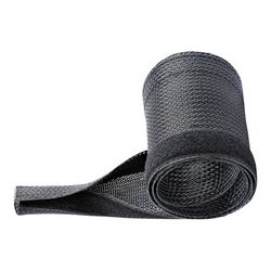 StarTech.com 10ft (3m) Cable Management Sleeve, Trimmable Heavy Duty Cable Wrap, 1.2" (3cm) Dia Polyester Mesh Computer Cable Manager/Protector/Concealer - crna Cord Organizer/Hider, Floor Cable Cove