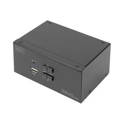 Prekidač za KVM, audio, USB DIGITUS DS-12862 (2 porta)