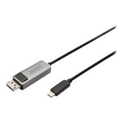Video Adapter kabel DIGITUS (DisplayPort na 24 pin USB-C, 1 m)
