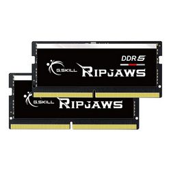 Memorija G.SKILL Ripjaws (DDR5, kit, 64 GB: 2 x 32 GB, SO-DIMM 262-pin, 4800 MHz / PC5-38400, unbuffered)