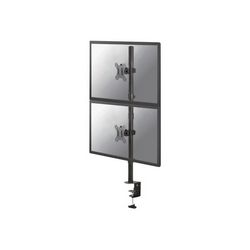 Nosač za monitor stolni NEOMOUNTS FPMA-D550DV (10"- 32", do 12 kg, nagib 90°, rotacija 360°, zakret 180°, za 2 monitora)