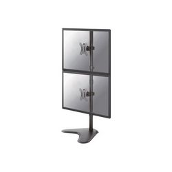 Neomounts FPMA-D550DDV stand - for 2 LCD displays - crna