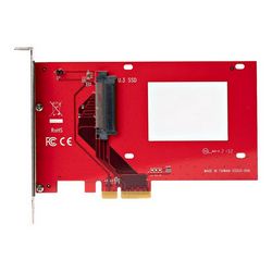U.3 na PCIe karticu adaptera STARTECH.COM PEX4SFF8639U3 (PCIe 4.0 x4 adapter za SSD, ove od 2.5" U.3 NVMe, SFF-TA-1001 PCI Express dodatna kartica za 