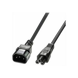 Kabel za produženje napajanja LINDY (IEC 60320 C14 na IEC 60320 C5, 2 m)
