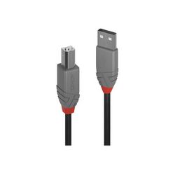 USB kabel LINDY Anthra Line (USB na USB Type B, 10 m)