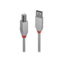 USB kabel LINDY Anthra Line (USB do USB Type B, 2 m)