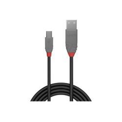 USB kabel LINDY Anthra Line (USB do mini-USB Type B, 5 m)