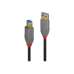 USB kabel LINDY Anthra Line (USB Type A na USB Type B, 1 m)