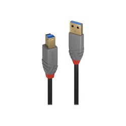 USB kabel LINDY Anthra Line (USB Type A do USB Type B, 2 m)