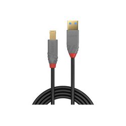 USB kabel LINDY Anthra Line (USB Type A na USB Type B, 5 m)