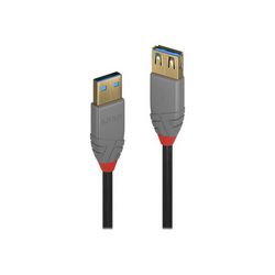 USB produžni kabel LINDY Anthra Line (USB Type A na USB Type A, 1 m)