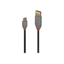 USB-C kabel LINDY Anthra Line (USB-C do USB Type A, 1 m)