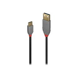 USB-C kabel LINDY Anthra Line (24 pin USB-C do USB Type A, 2 m)