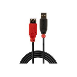Tanak aktivni produžni kabel USB LINDY (USB 2.0 Slimline aktivan USB kabel za produženje, USB na USB, 5 m)