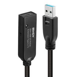 Kabel USB LINDY USB 3.0 na USB-C (W) (20m) crna