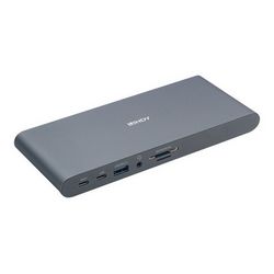 Docking stanica LINDY (USB-C 3.2 Gen 1 / Thunderbolt 3 / Thunderbolt 4, HDMI, 2 x DP, GigE)
