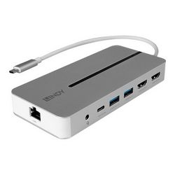 Docking stanica LINDY (USB-C 3.2, 2 x HDMI, GigE)