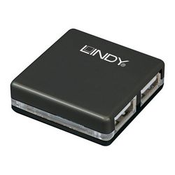 USB hub LINDY 4 Port USB 2.0 Mini Hub (4 priključka)