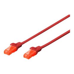 Patch kabel DIGITUS Professional (25 cm) crvena