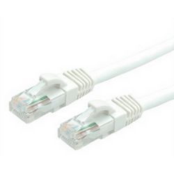 Roline VALUE UTP mrežni kabel Cat.6/Class E, halogen-free, 1.0m bijeli