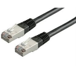 Roline VALUE S/FTP (PiMF) mrežni kabel oklopljeni Cat.6 crni, 10m