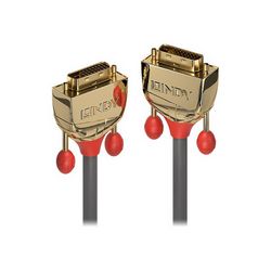 Lindy Gold - DVI cable - DVI-D to DVI-D - 5 m