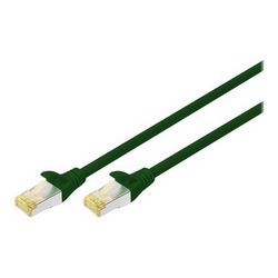 Patch kabel DIGITUS Cat6a S/FTP (0,5m, zelen, 10 komada)