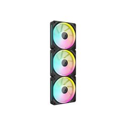 Ventilator za kućište CORSAIR iCUE LINK LX120 RGB 3x12 bk (Crna, RGB osvjetljenje)