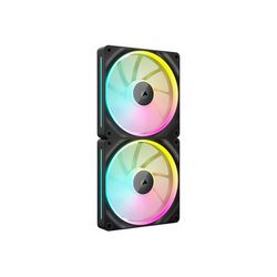 Ventilator za kućište CORSAIR iCUE LINK LX140 RGB 2x14 bk (RGB osvjetljenje, 2 komada, crna)