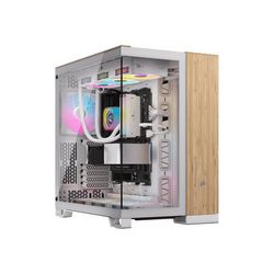 Kućište za računalo CORSAIR 6500X Midi TG (Bijelo, Bambus)