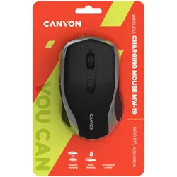 2.4GHz Wireless Rechargeable Mouse with Pixart sensor, 6keys, Silent switch for right/left keys,DPI: 800/1200/1600, Max. usage 50 hours for one time full charged, 300mAh Li-poly battery crna -Silver