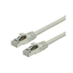 Roline VALUE S/FTP (PiMF) mrežni kabel oklopljeni Cat.6 (LSOH), 1.0m sivi