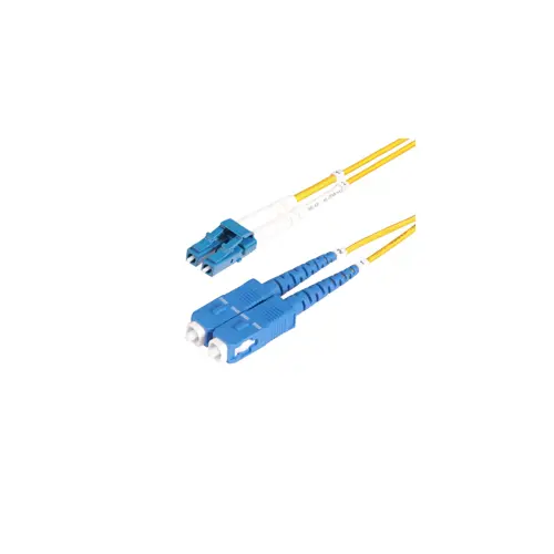 2M LC TO SC OS2 FIBER CABLE/OS2/UPC/DUPLEX/LSZH