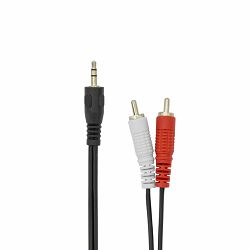 Audio kabel SBOX 3.5 mm Muški -> 2 X RCA Muški, 2 m