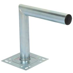 Nosač zidni FALCOM 25cm, pocinčani, oblik L, proširene rupe - NL25