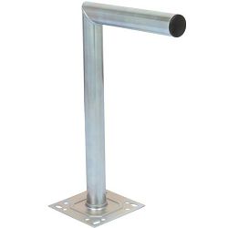 Nosač zidni FALCOM 45cm, pocinčani, oblik L, proširene rupe - NL45