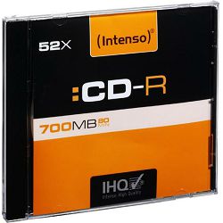 INTENSO CD-R 700MB (80 min.) pak. 10 komada Slim Case - CD-R700MB/10Slim