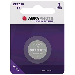Agfa Baterija litijska, CR2016, 3V, dugmasta, blister 1 kom. - CR2016 B1