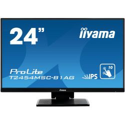 Monitor IIYAMA 24" ProLite T2454MSC-B1AG (23.8") Full HD (1920×1080) IPS LED, PCAP 10P Touchscreen, Anti Glare, 4ms, VGA/HDMI, USB3.0×2, zvučnici crni